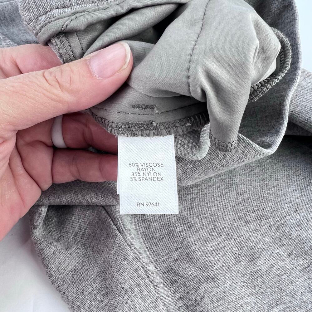 J Jill Ponte Knit Pants Women's Pull On Slim Leg Stretch Sand Comfort Casual L - Picture 6 of 10
